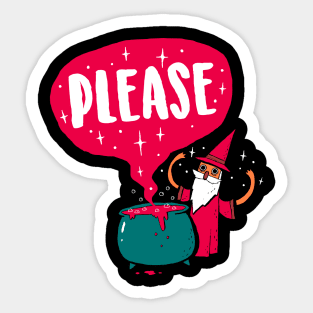 The Magic Word Sticker